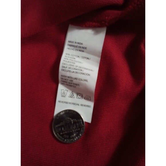 Men's Izod Advantage Stretch‎ Red Short Sleeve Polo Size XLT - Picture 5 of 10